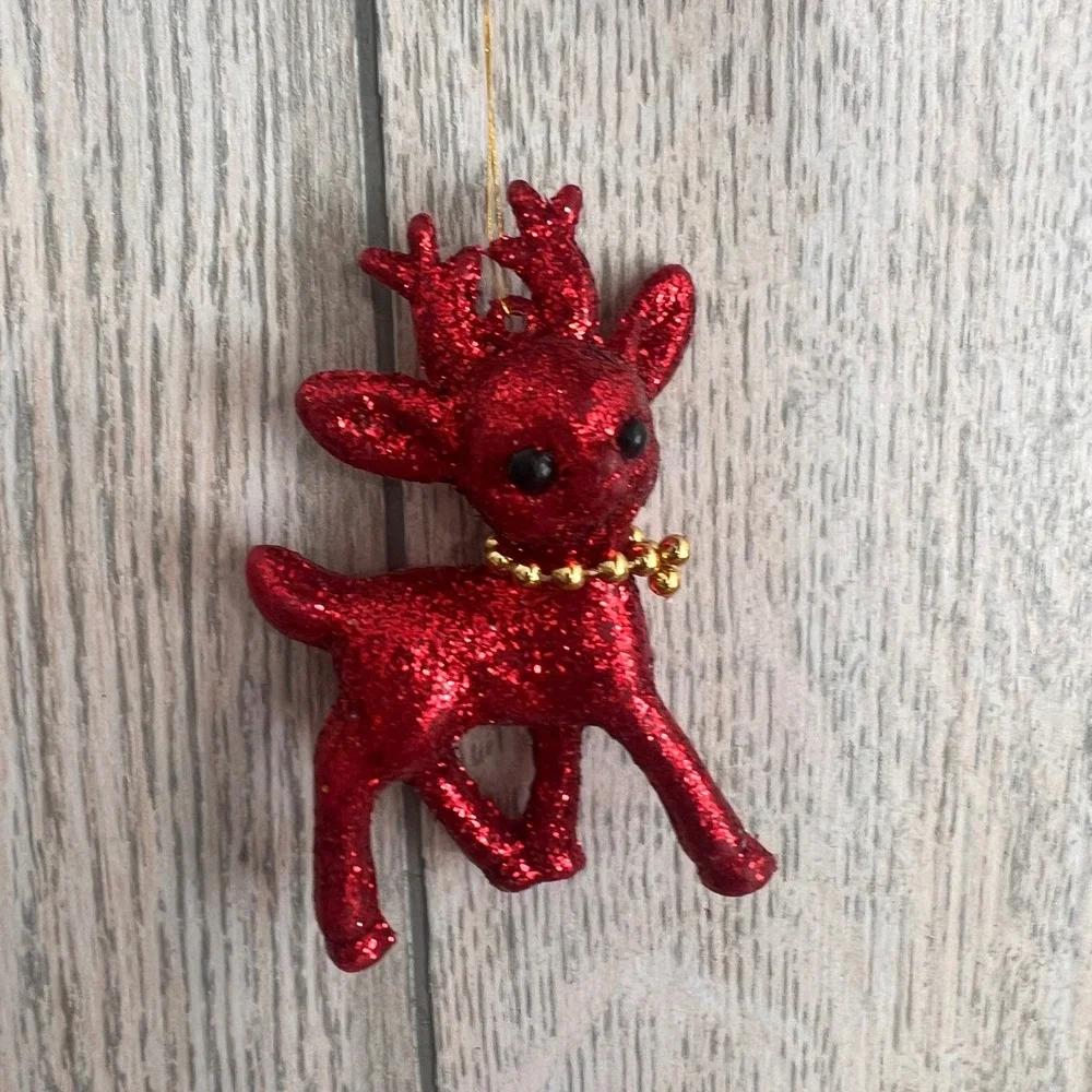 N/A glittery reindeer